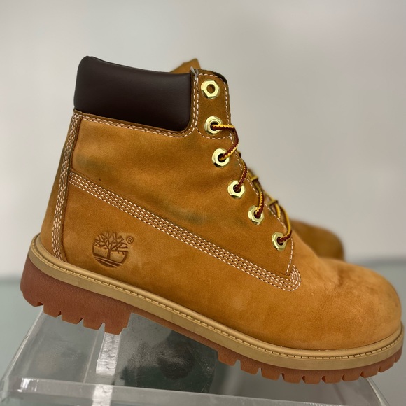 Timberland ベージュブーツ US 6.5 JP24.5 Timberland Boots Shoes Roll Top 8.5W Beige Suede Size Men's